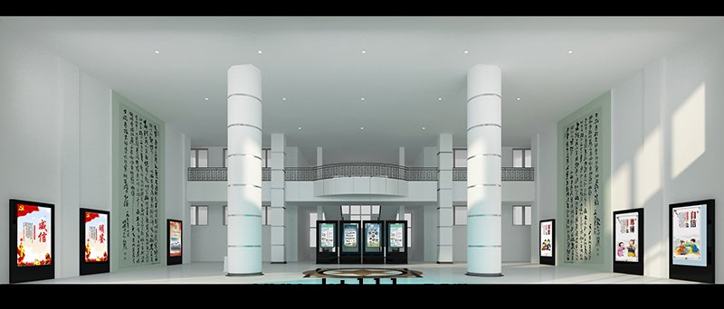 明(míng)基數字(zì)校(xiào)園(yuán)文(wén)化(huà)建設-學(xué)校(xiào)行政(zhèng)樓大(dà)廳